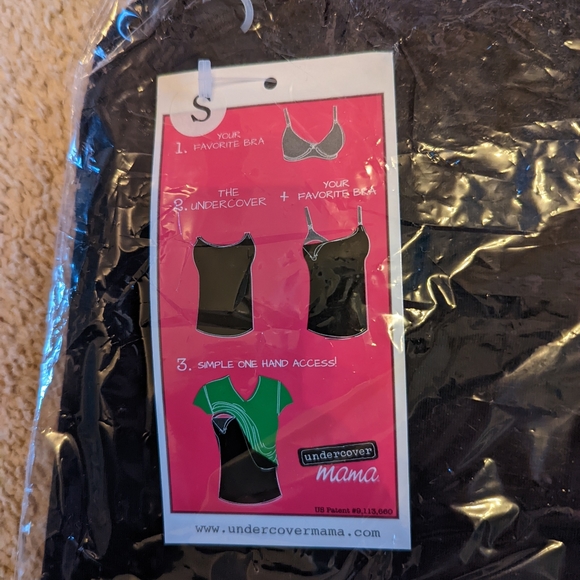 Lace trim nursing tank - Picture 3 of 3